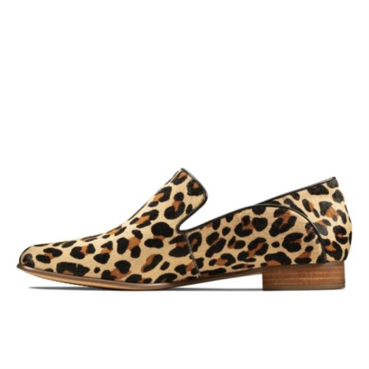 Pura Viola Estampado De Leopardo Interés Clarks