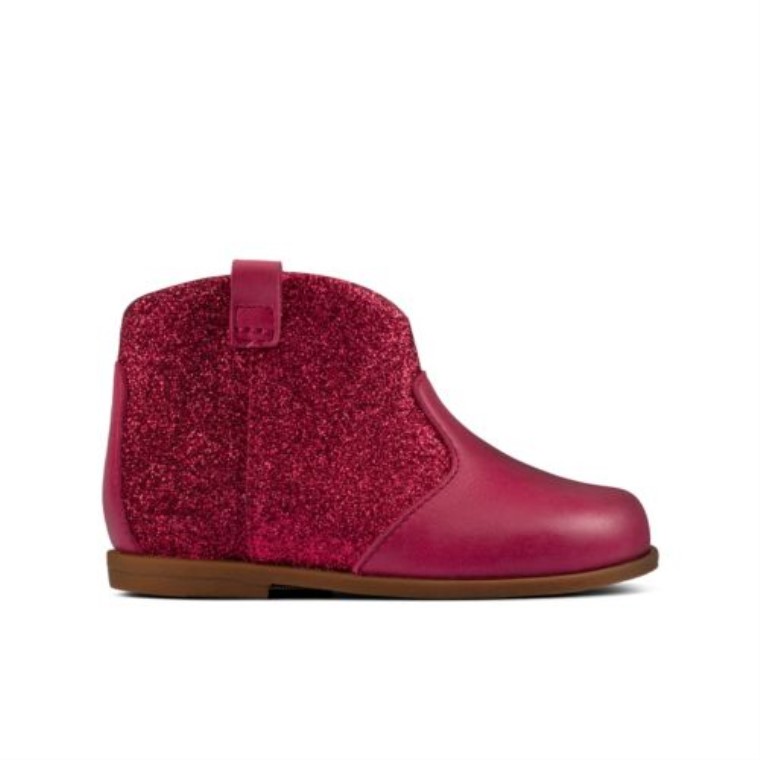 Cuero Frambuesa Clarks Dibujó Amanecer Fst G Ajuste