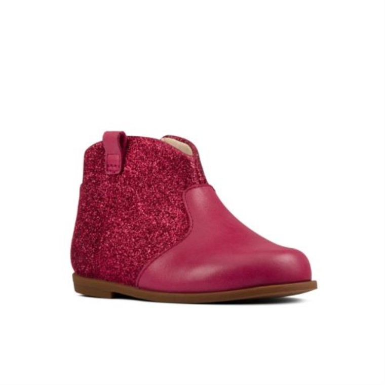 Cuero Frambuesa Clarks Dibujó Amanecer Fst G Ajuste