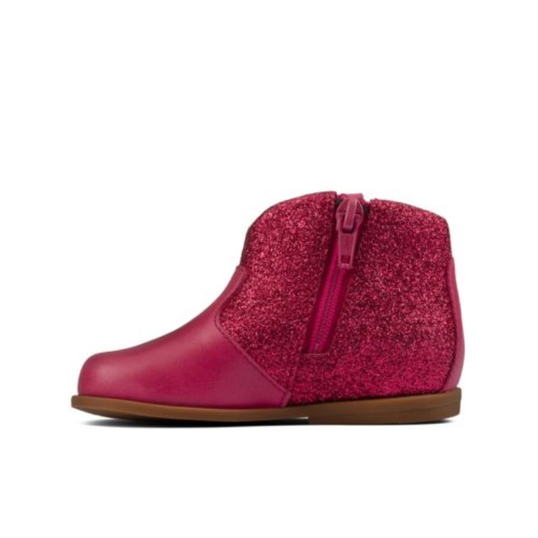 Cuero Frambuesa Clarks Dibujó Amanecer Fst G Ajuste