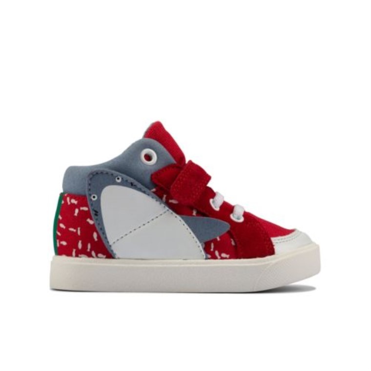 Lienzo Rojo Ciudad Pop Fst G Fit Clarks