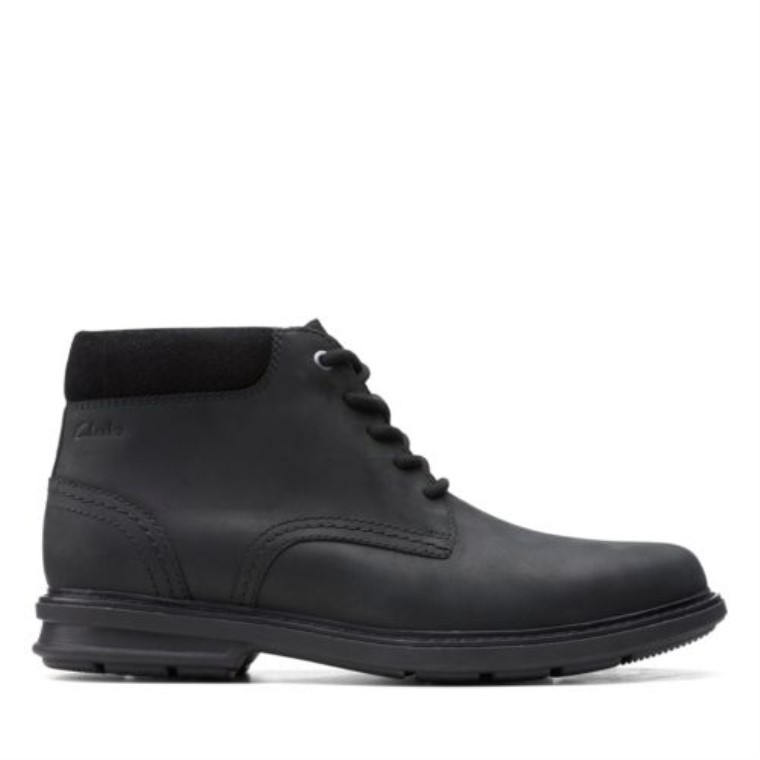 Rendell Pico Cuero Negro Clarks