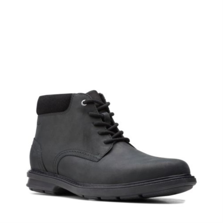 Rendell Pico Cuero Negro Clarks