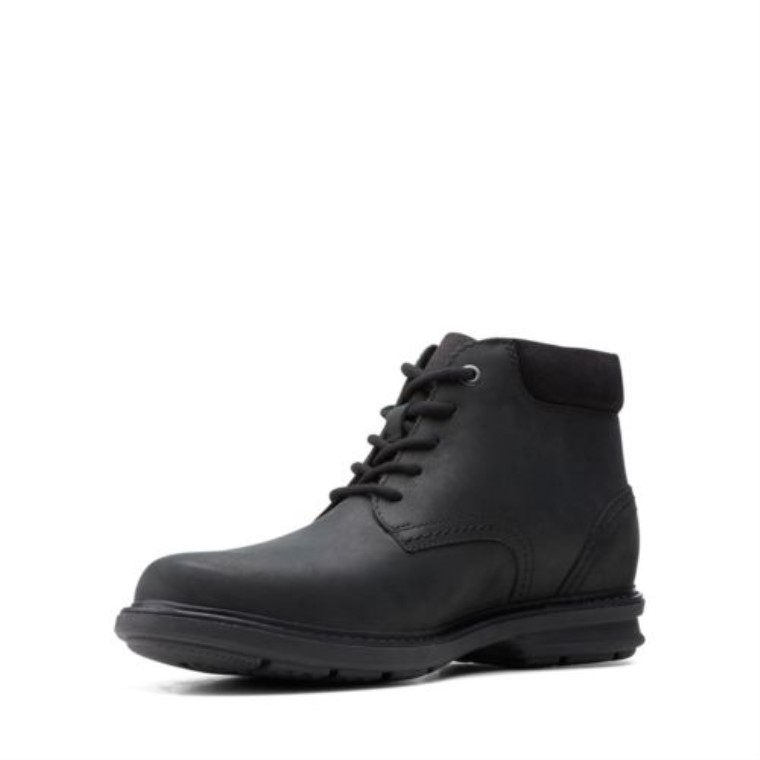 Rendell Pico Cuero Negro Clarks