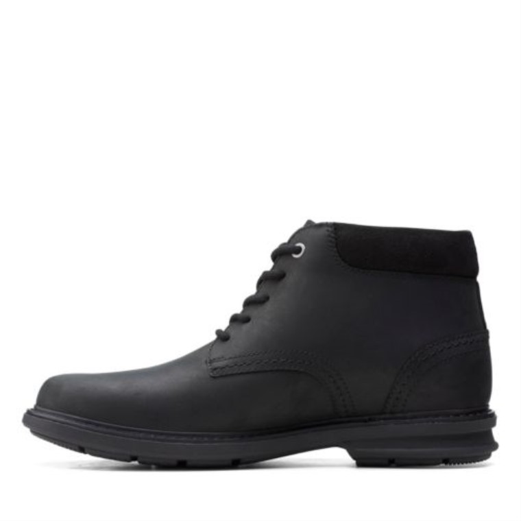 Rendell Pico Cuero Negro Clarks