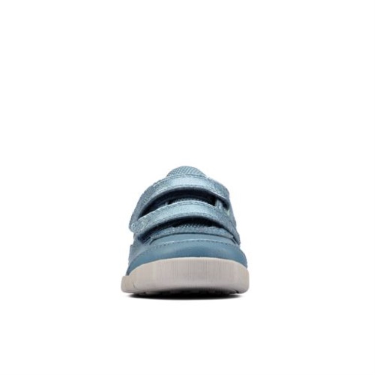 Rex Quest Fst G Fit Clarks Cuero Azul Medio