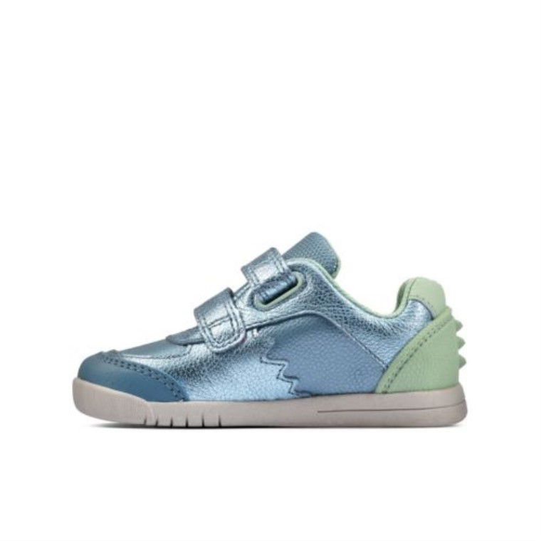 Rex Quest Fst G Fit Clarks Cuero Azul Medio