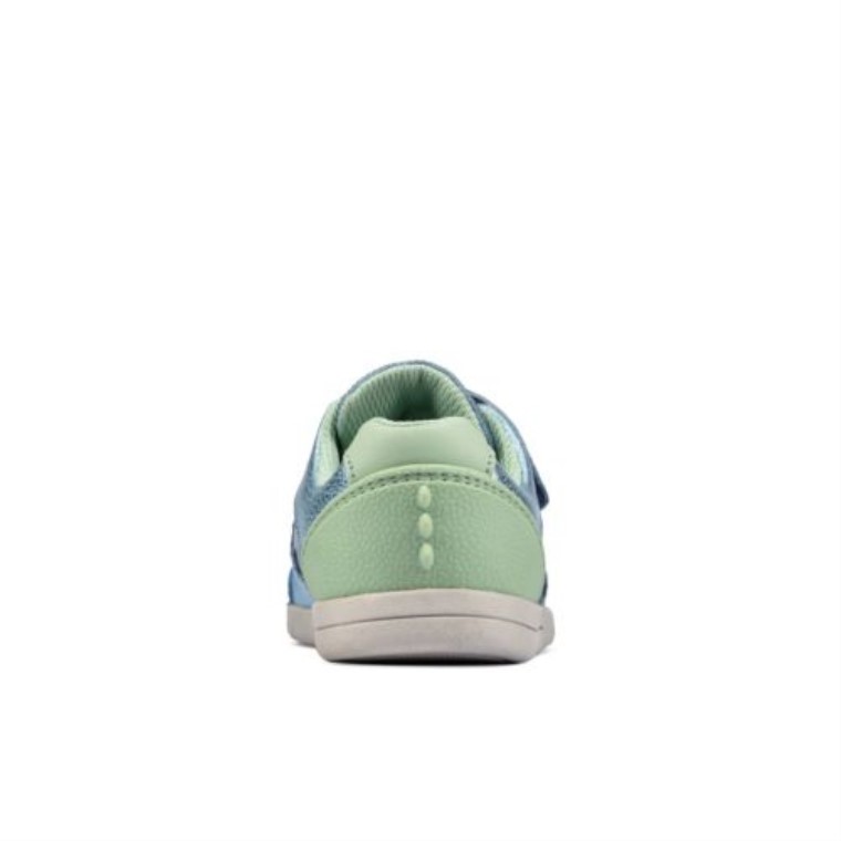 Rex Quest Fst G Fit Clarks Cuero Azul Medio