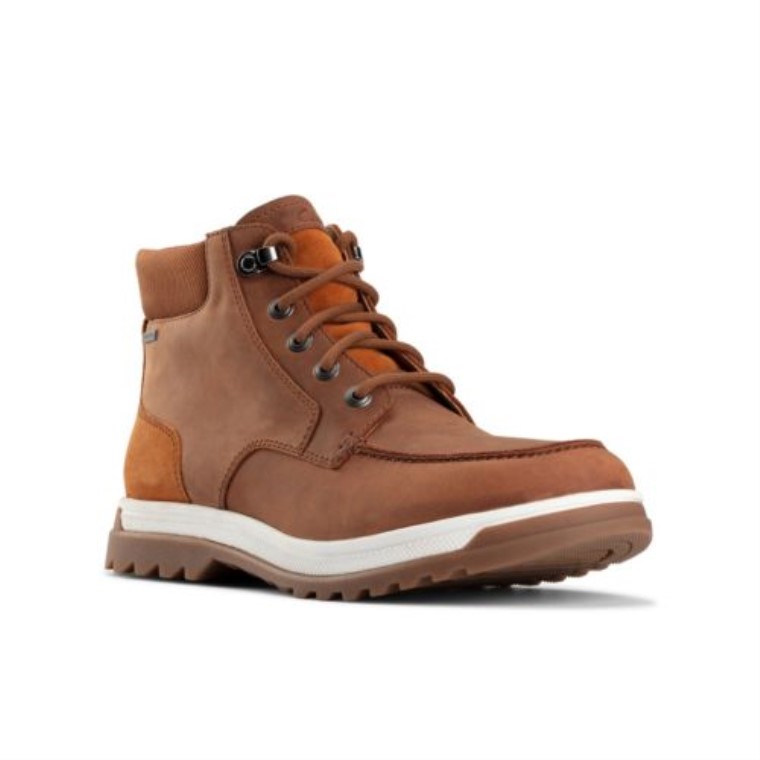 Ripway Hola Gtx Clarks Cuero Marrón Oscuro