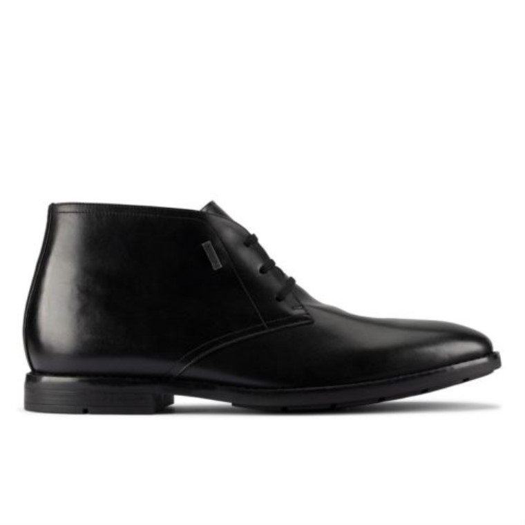 Ronnie Lo Gtx Clarks Cuero Negro