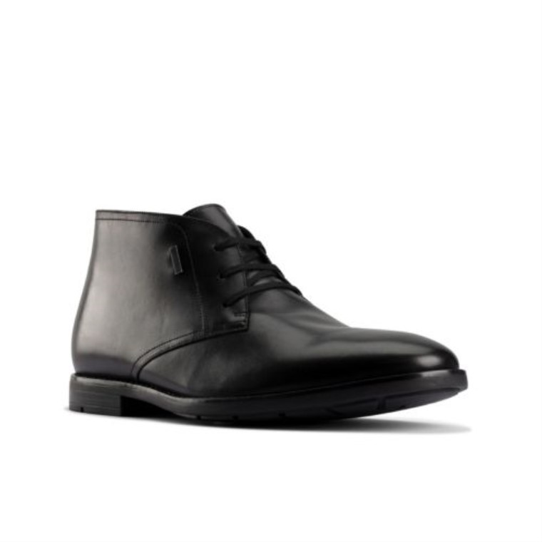 Ronnie Lo Gtx Clarks Cuero Negro