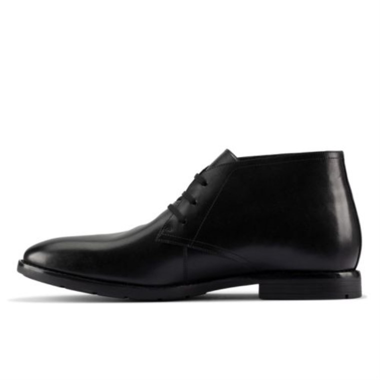 Ronnie Lo Gtx Clarks Cuero Negro