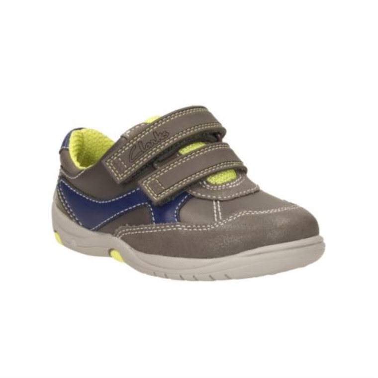 Ru Cove Fst E Fit Cuero Gris Clarks