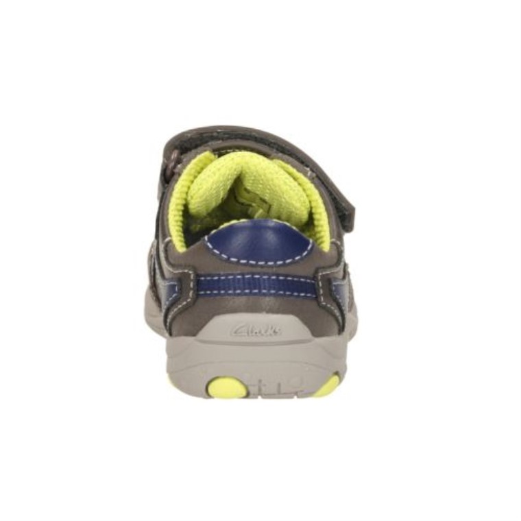 Ru Cove Fst E Fit Cuero Gris Clarks