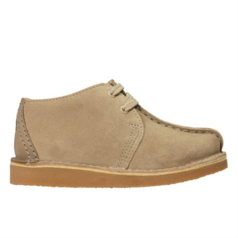 Sand Suede Desert Trek Jnr G Fit Clarks
