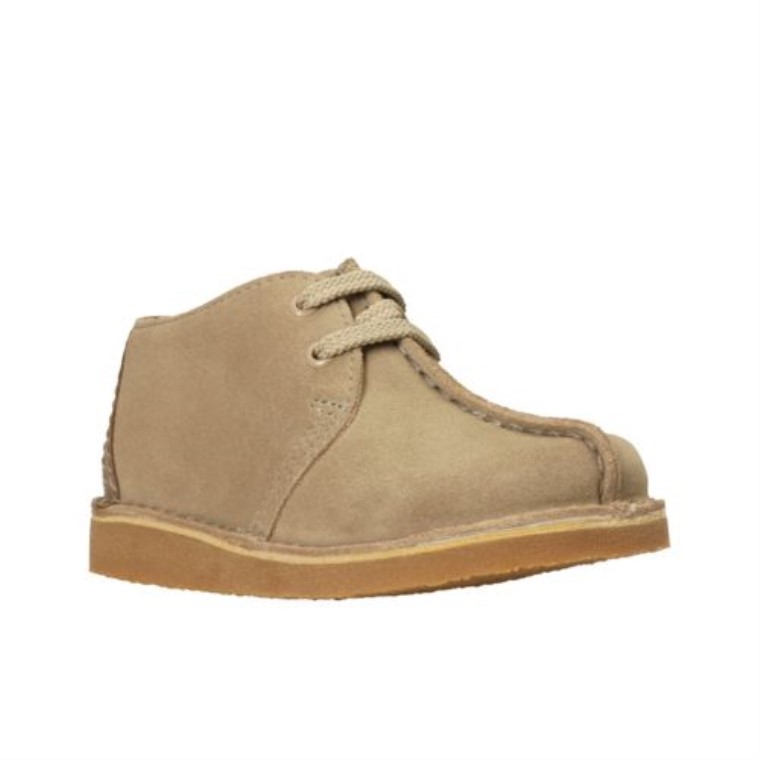 Sand Suede Desert Trek Jnr G Fit Clarks