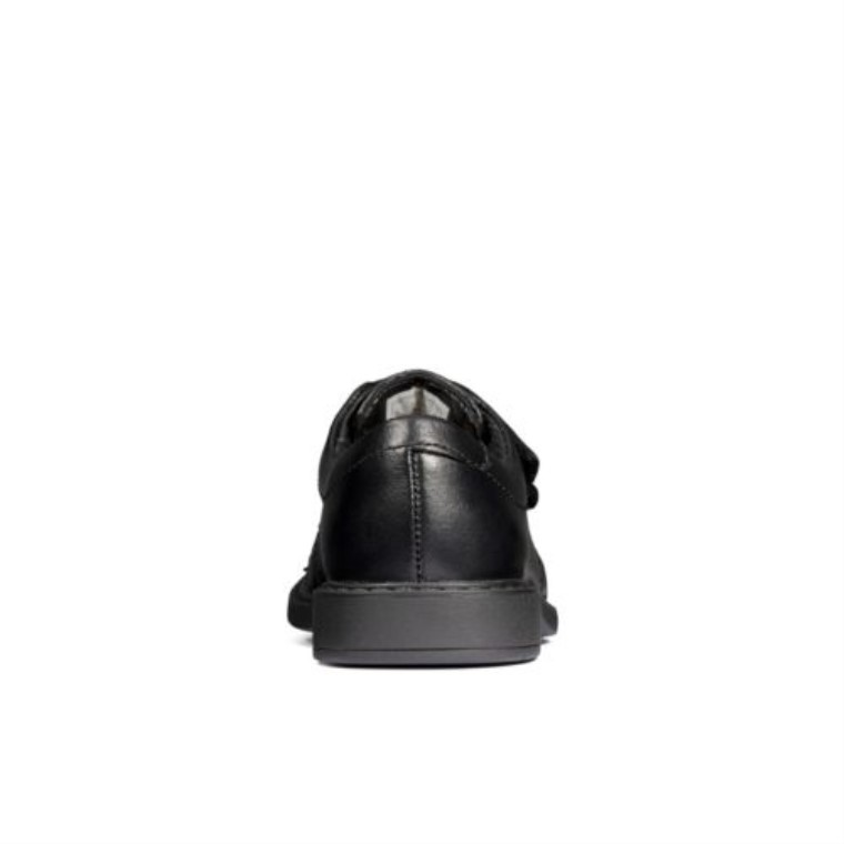Scala Skye Inf F Fit Clarks Cuero Negro