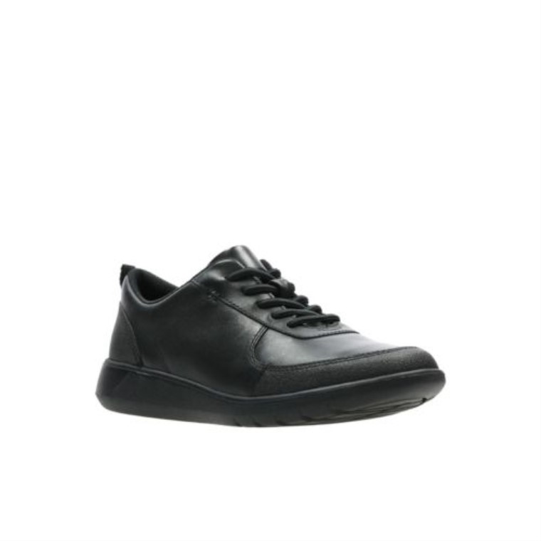 Scape Street Inf And Fit Clarks Cuero Negro