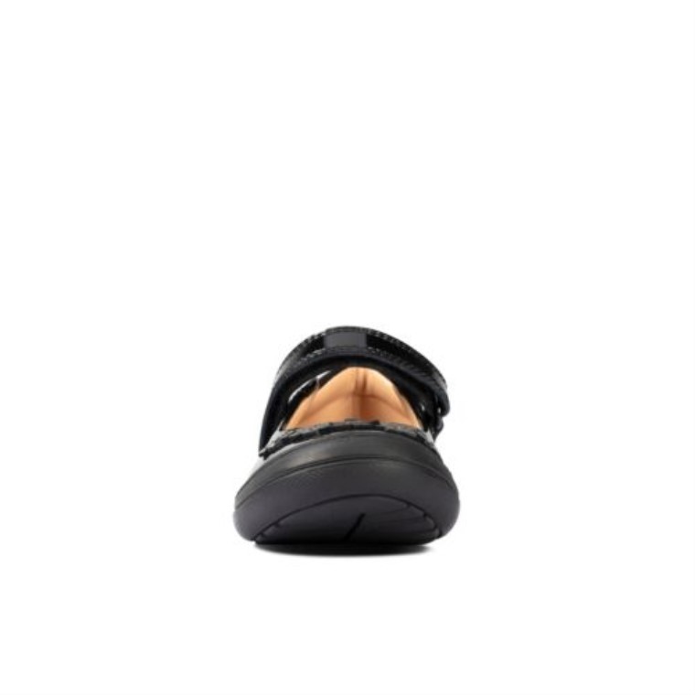 Scooter Jump Inf F Fit Charol Negro Clarks