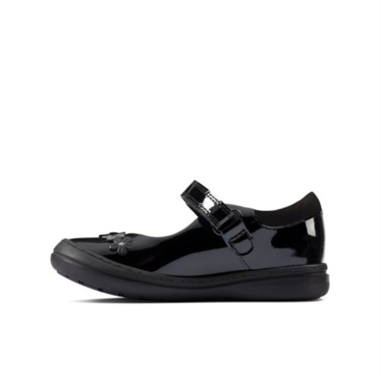 Scooter Jump Inf F Fit Charol Negro Clarks