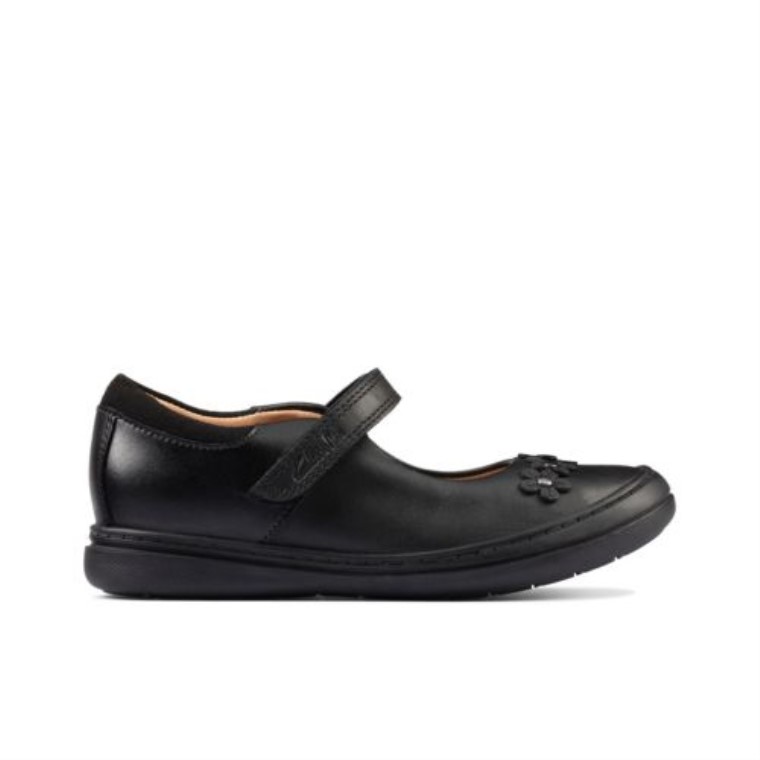 Scooter Jump Jnr G Fit Clarks Cuero Negro