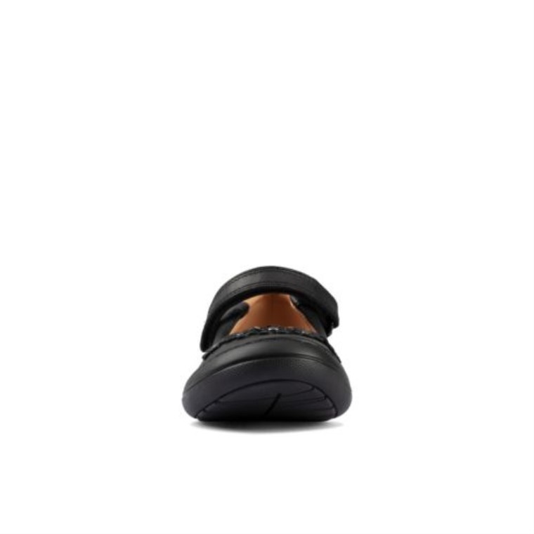 Scooter Jump Jnr G Fit Clarks Cuero Negro
