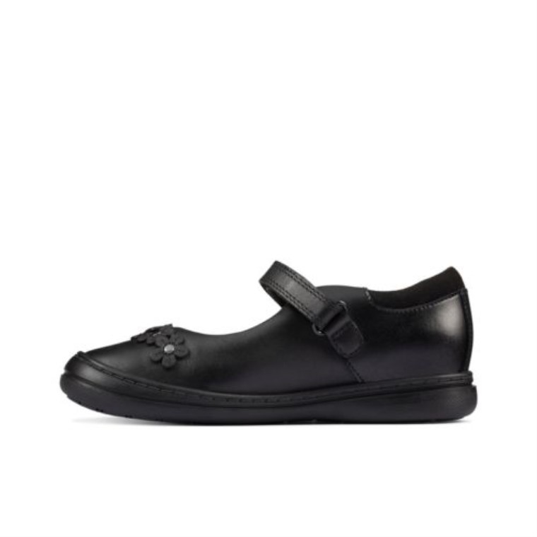 Scooter Jump Jnr G Fit Clarks Cuero Negro