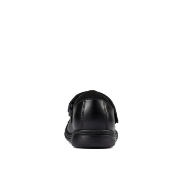 Scooter Jump Jnr G Fit Clarks Cuero Negro