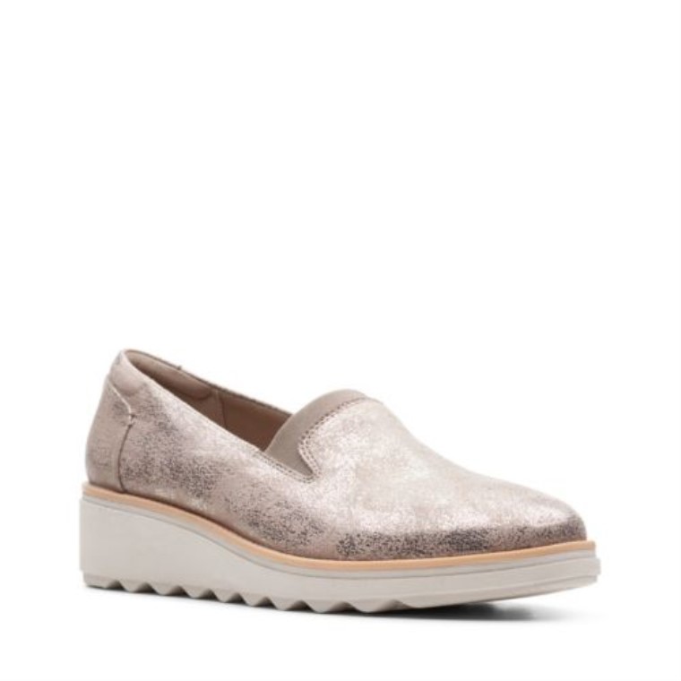 Sharon Dolly Clarks Peltre Metálico Textil