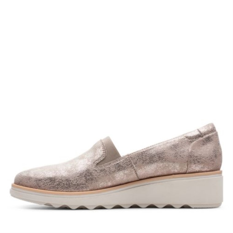 Sharon Dolly Clarks Peltre Metálico Textil