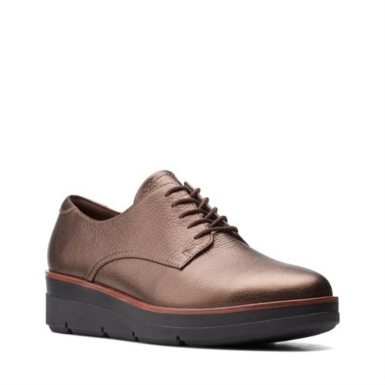 Shayllace Bronce Metalizado Clarks