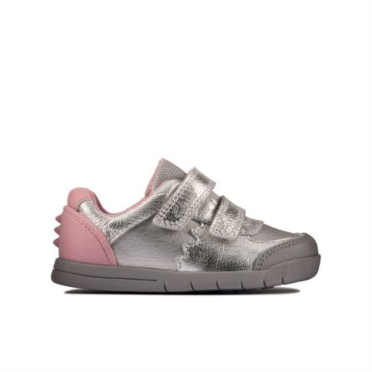 Cuero Plata Clarks Rex Quest Fst H Fit