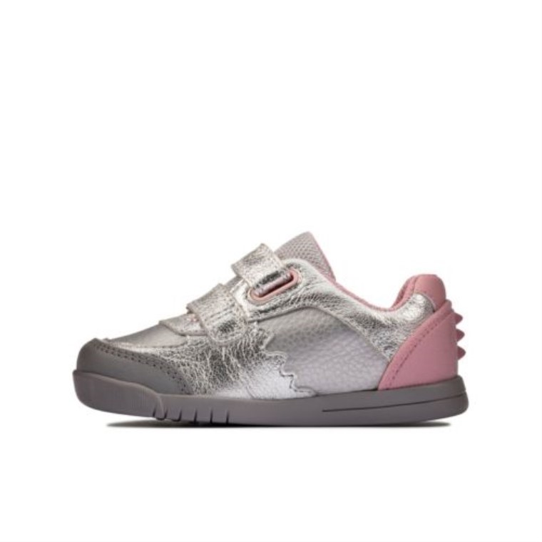 Cuero Plata Clarks Rex Quest Fst H Fit