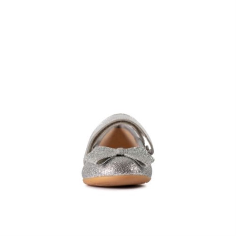 Lazo De Baile De Cuero Plateado Inf G Fit Clarks