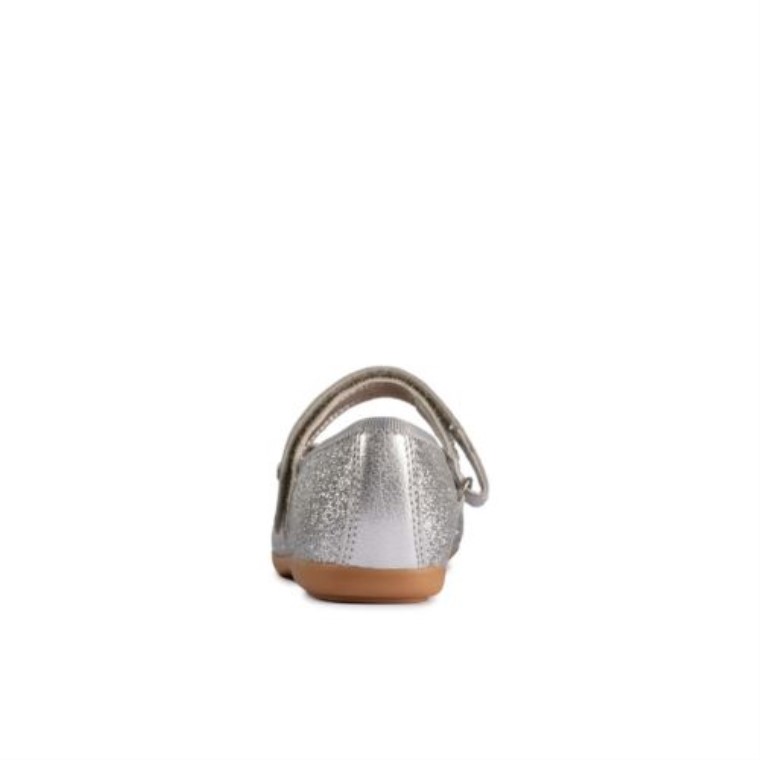 Lazo De Baile De Cuero Plateado Inf G Fit Clarks