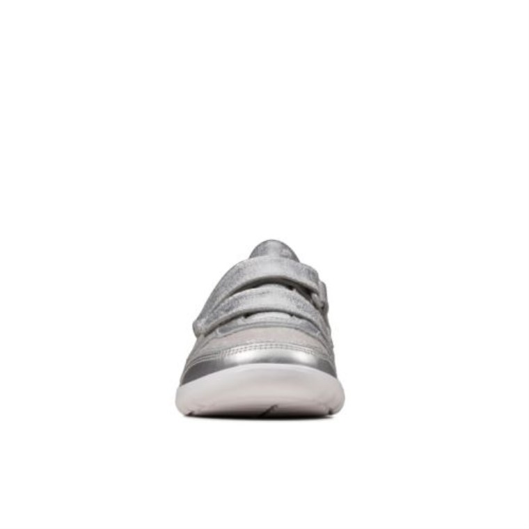 Plata Metalizada Clarks Scape Espíritu Jnr G Ajuste