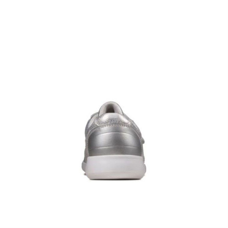 Plata Metalizada Clarks Scape Espíritu Jnr G Ajuste