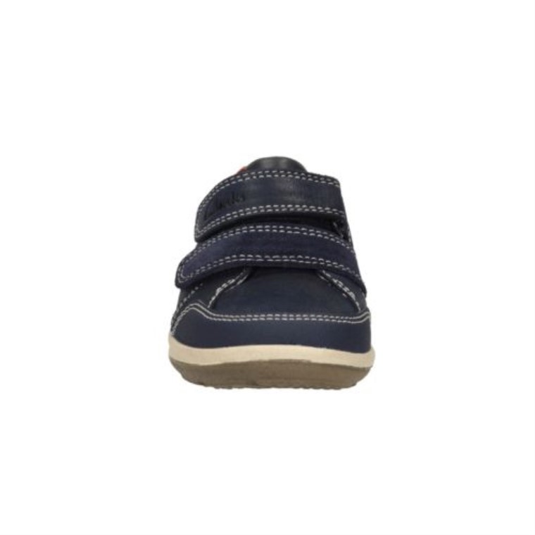 Suavemente Tom Fst F Ajuste Clarks Azul Marino Cuero