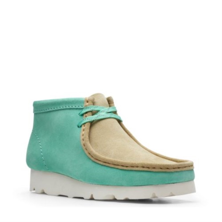 Menta Verde Clarks Wallabee Gen