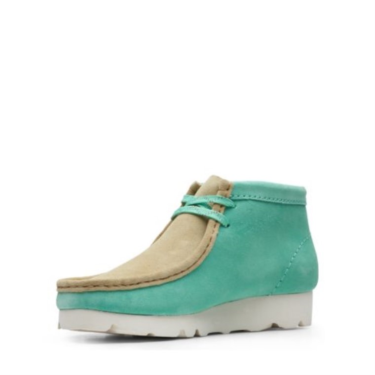 Menta Verde Clarks Wallabee Gen