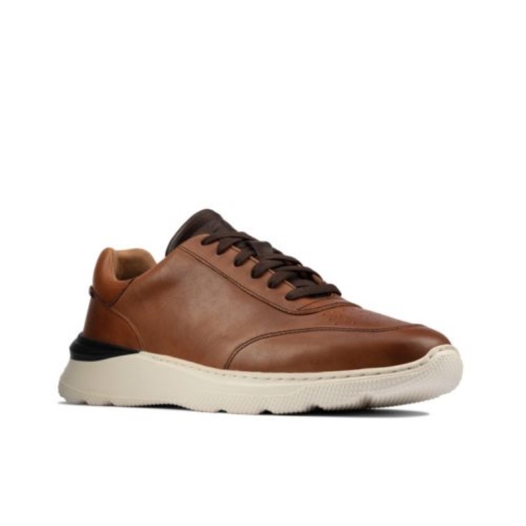 Sprint Lite Encaje Clarks Bronceado Cuero