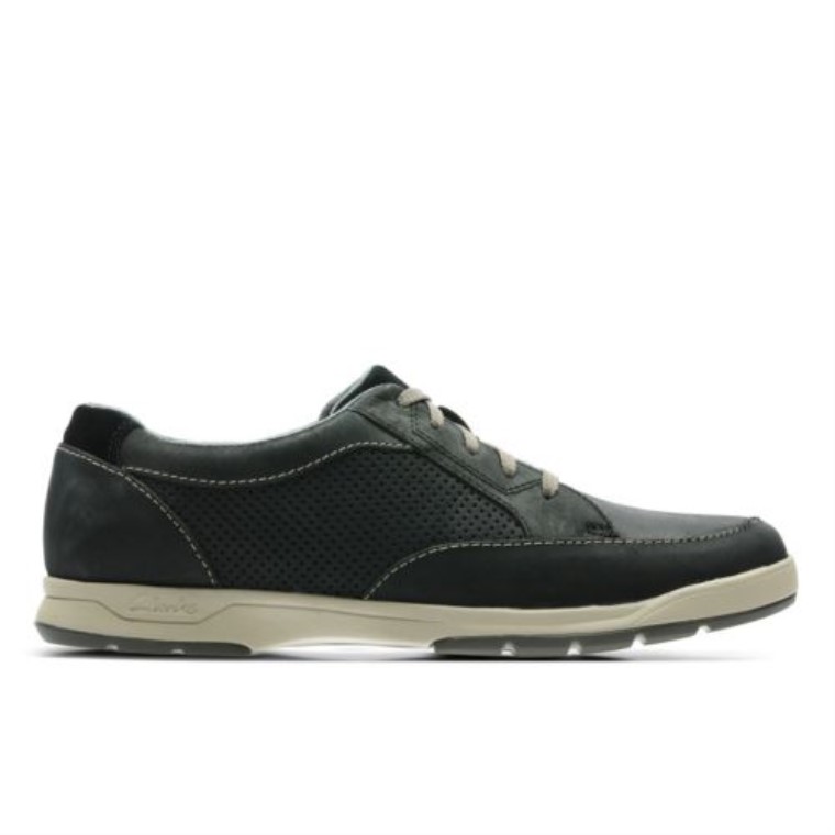 Stafford Park5 Negro Nubuck Clarks