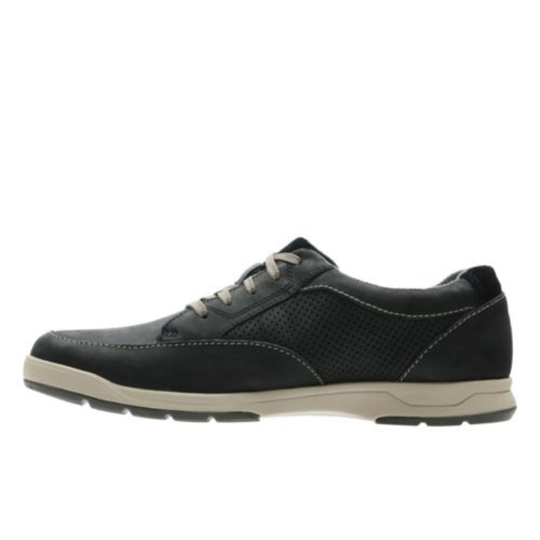 Stafford Park5 Negro Nubuck Clarks