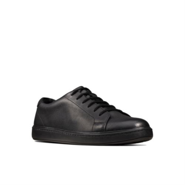 Street Skye Jnr F Fit Clarks Cuero Negro