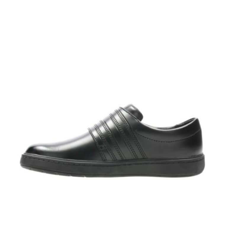 Street Stride Jnr G Fit Clarks Cuero Negro