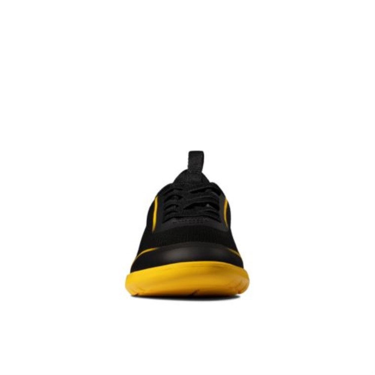 Suburb Spark Jnr G Fit Negro/amarillo Bajo Clarks