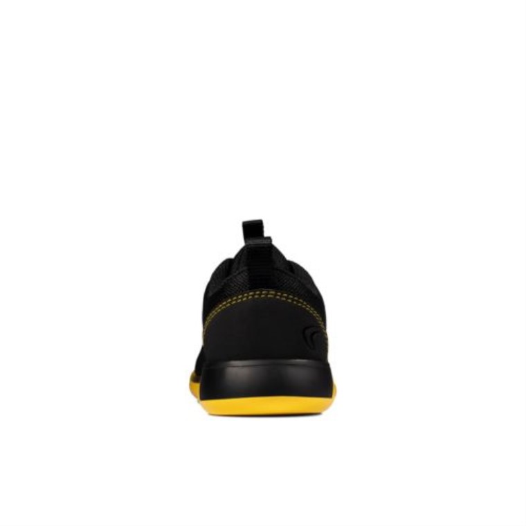 Suburb Spark Jnr G Fit Negro/amarillo Bajo Clarks
