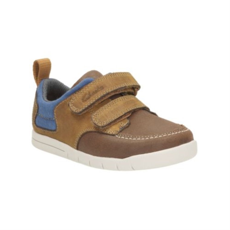 Cuero Marrón Clarks Grade Walk Fst G Fit