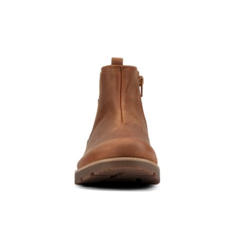 Tan Cuero Clarks Heath Mar Gtx Inf G Ajuste