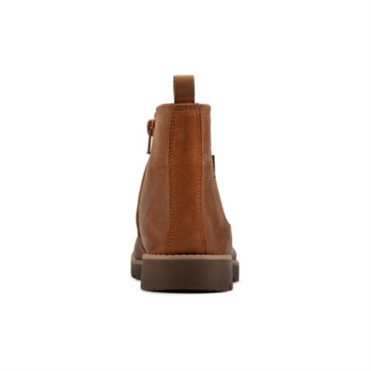 Tan Cuero Clarks Heath Mar Gtx Inf G Ajuste